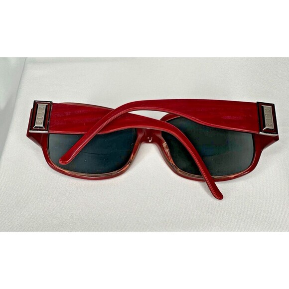 ELLE EL18884 Women's Full Frame Trendy Oval Designer Sunglasses 58-16-130 Red - Picture 3 of 9